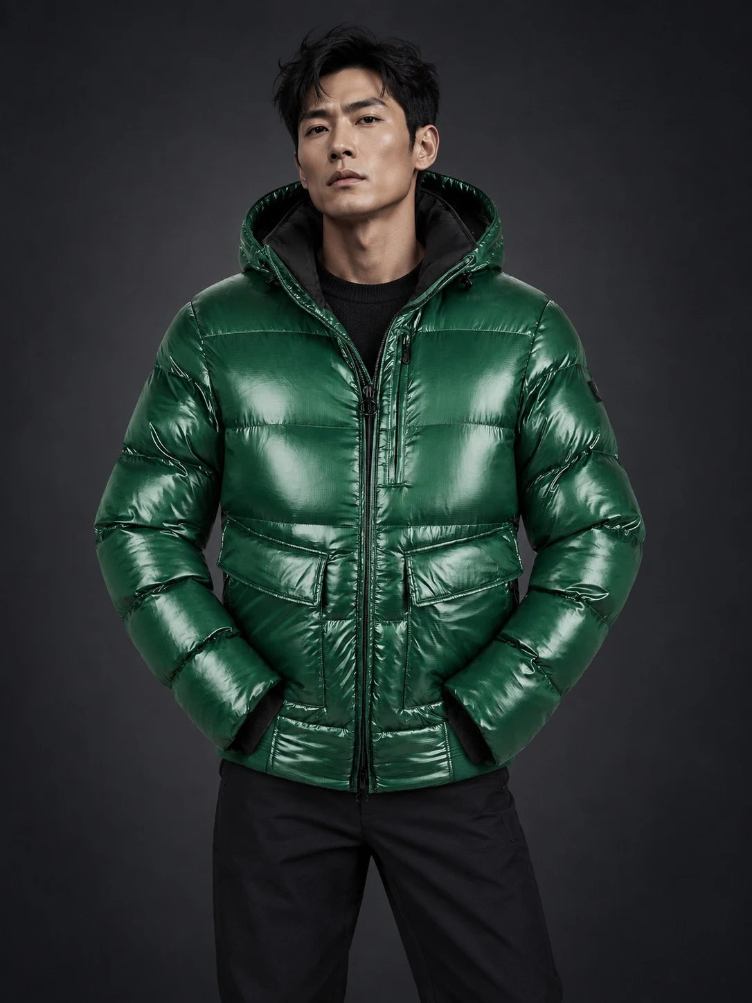 Blackbird Men Blouson, 1080, Vert émeraude