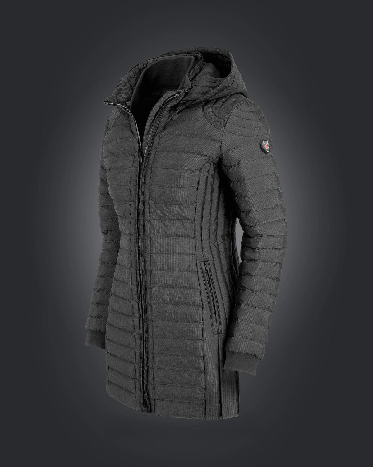 Helium Medium with Hood, 796, Anthrazit