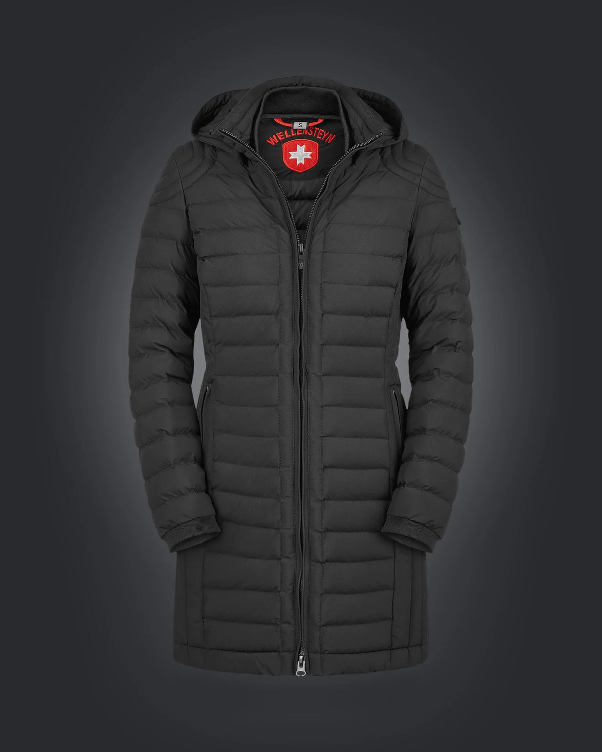 Helium Long with Hood, 719, Noir