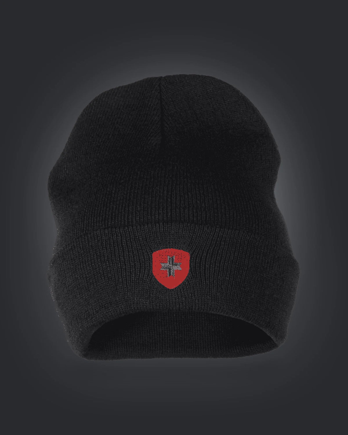 Hafenmütze, 105, Noir/Rouge/Anthracite
