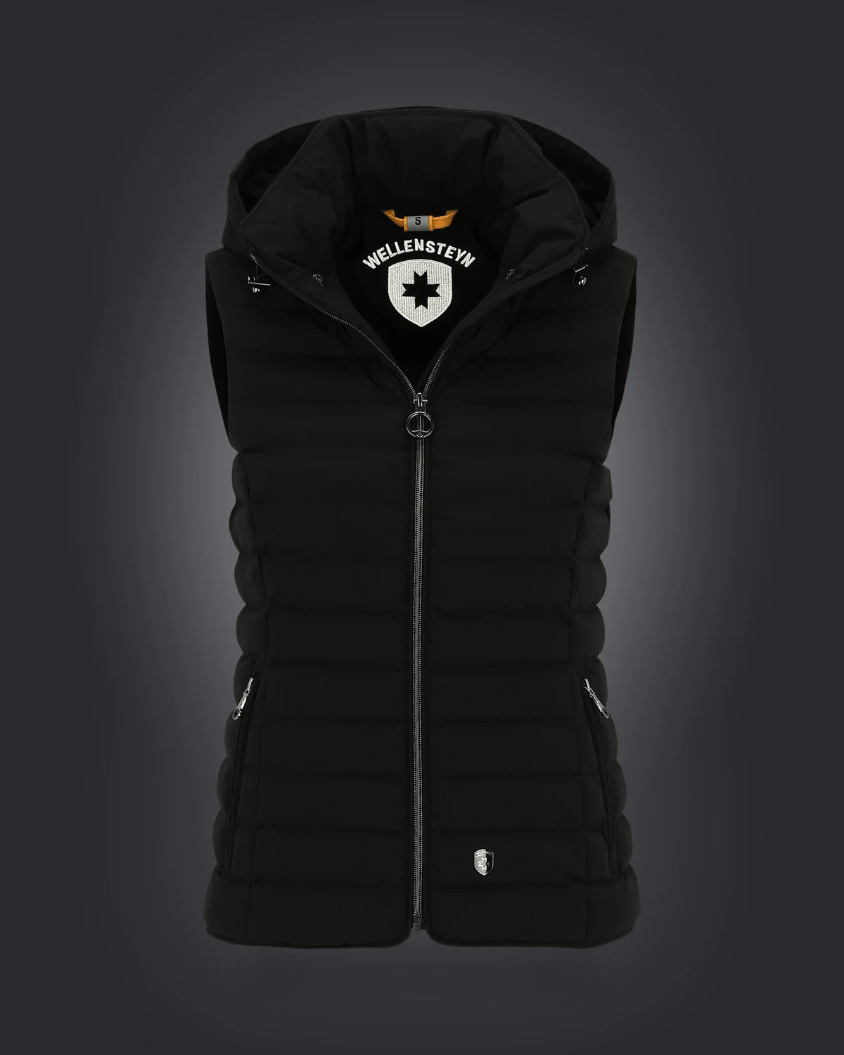 Italy Vest Hood, 719, Noir