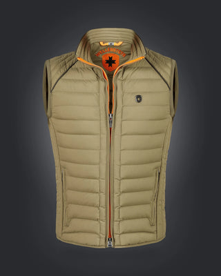 MOL Men Vest, 719, Vert armée clair/Orange
