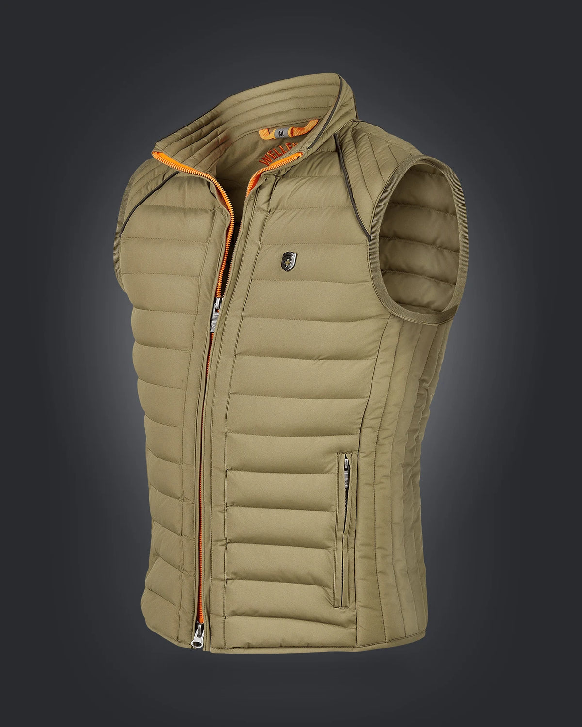 MOL Men Vest,719, Lightarmy/Orange