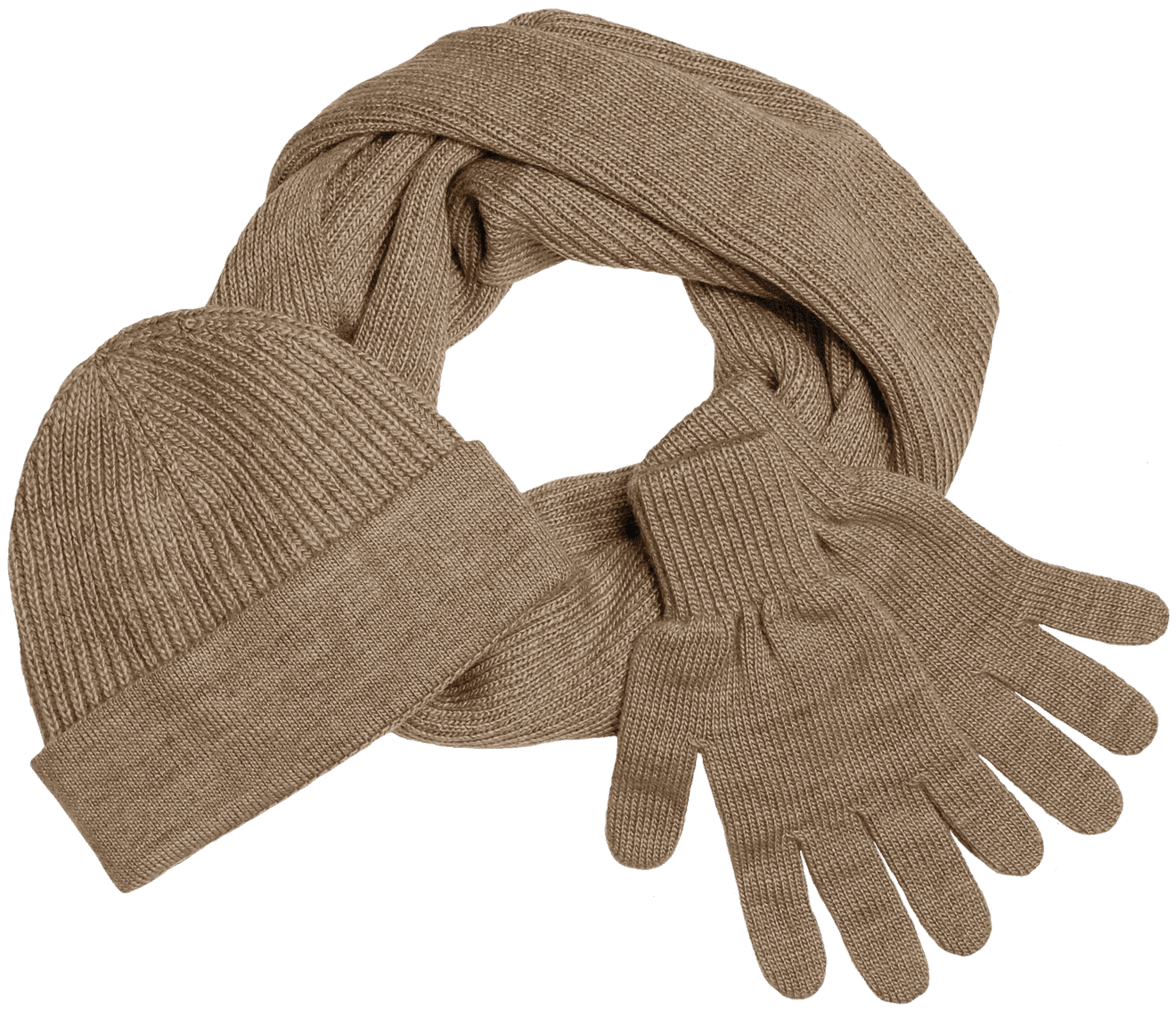 Knit Hat Scarf Glove