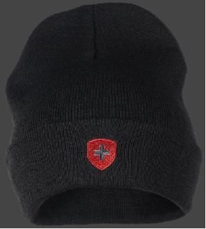 Hafenmütze,105,Schwarz/Rot/Anthracite