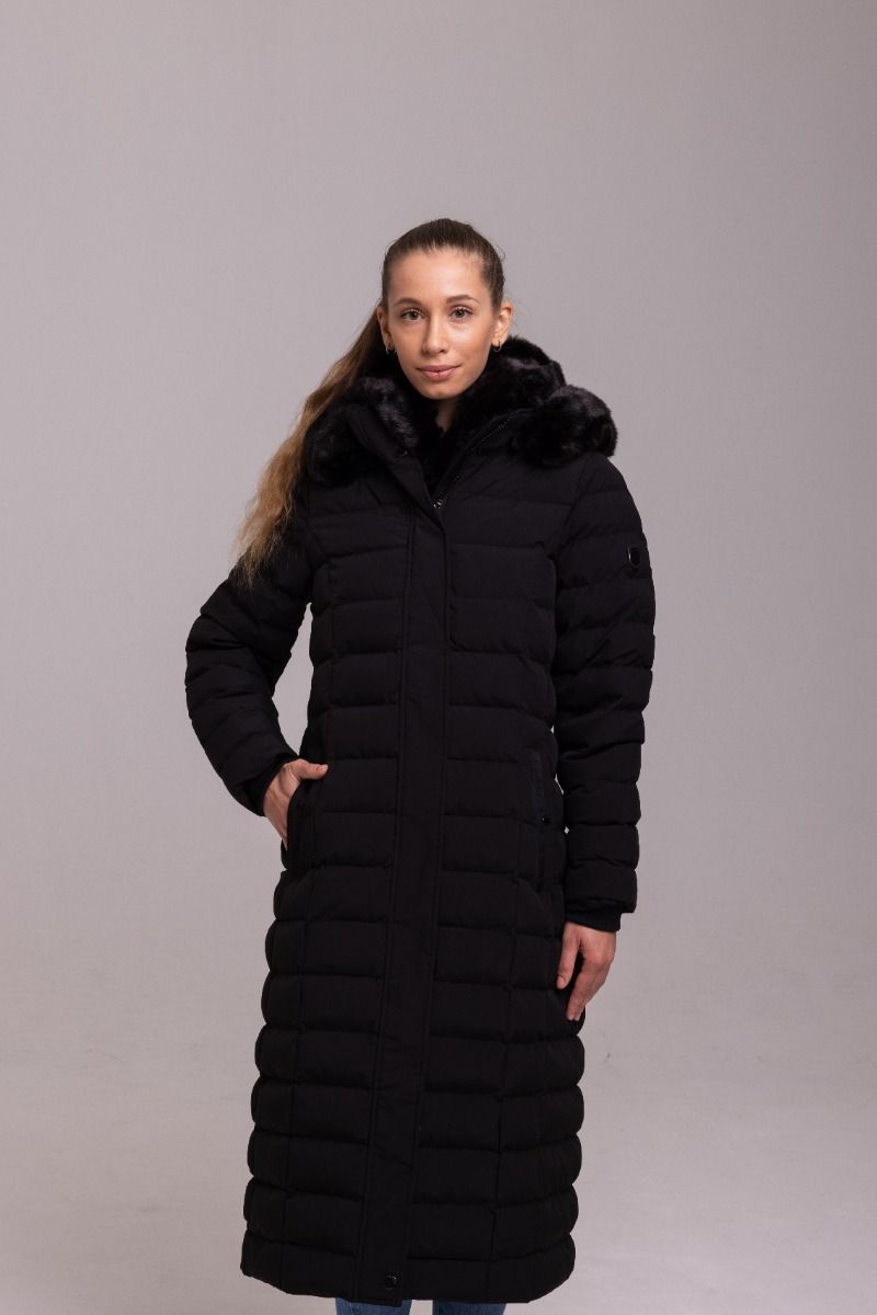 WELLENSTEYN ロングコート 黒 Santorin Super Long,382,Schwarz | Wellensteyn Canada